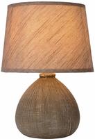 Ramzi - Tischlampe - &Oslash; 18 Cm - 1xe14 - Braun - Lucide
