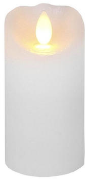 Star Trading Glow Echtwachs gelbe LED 10x5,5cm weiß (068-42)
