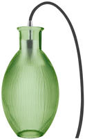 LEDVANCE Vintage 1906 Carved TABLE GRAPE Glass Green