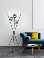 TRIO Leuchten Stehlampe "Lance" E14 1 Stk. Fu&szlig;schalter, Leuchtmittel tauschbar