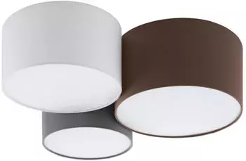 Eglo PASTORE E27 50cm grau braun (97479)