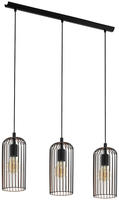 EGLO H&auml;ngeleuchte "ROCCAMENA Pendellampe, IP20, E27, Stahl, Vintage, Esstischlampe,