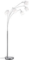 REALITY Leuchten Stehlampe "Tommy, Bogenleuchte 5-flammig, exkl 5x E14 max 28W, mit