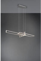 Trio LED-Pendelleuchte Silber Salinas