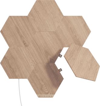 Nanoleaf Elements Hexagons Wood Look Starter Kit 7 Panele (NL52-K-7002HB-7PK)