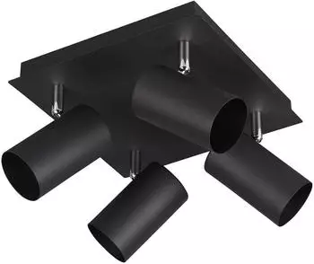 Trio-Leuchten Marley 4xGU10 schwarz/matt (802430432)