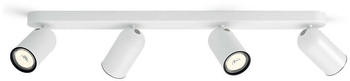 Philips myLiving Pongee LED Spot GU4 4x10W weiß (50584/31/PN)
