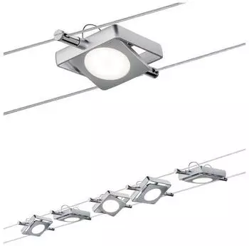 Paulmann MacLED LED 5x4W 230V/12V DC chrom matt (94108)