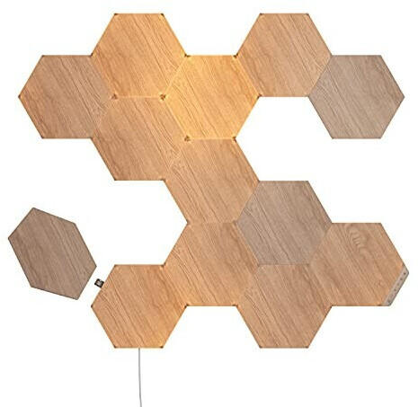 Allgemeine Daten & Eigenschaften Nanoleaf Elements Hexagons Wood Look Starter Kit 13 Panele (NL52-K-3002HB-13PK)