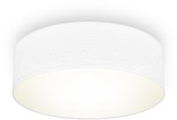 B.K.Licht Deckenleuchte E27 Deckenlampe, Textilschirm, Wohnzimmer, Schlafzimmer,