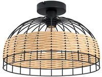Eglo DECKENLEUCHTE Natur, Schwarz 26.5 cm