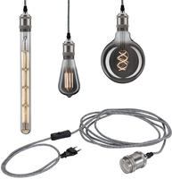 Paulmann Neordic Pendelleuchte Eldar inkl. Stecker E27 max. 20W Grau Nickel