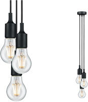 Paulmann 50382, Paulmann Ketil 50382 Pendelleuchte LED E27 Schwarz