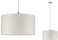 Paulmann 70924, Paulmann Tessa 70924 Pendelleuchte LED E27 60W Creme, Edelstahl