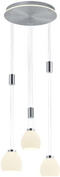 B-Leuchten Sam 43x150cm LED 3000lm 3x6W + 1x12W nickel
