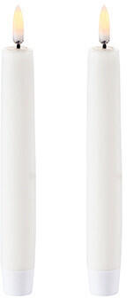 Uyuni Taper LED Candle 2,3x15cm 2er-Set nordic white (UL-TA-NW02315-2)