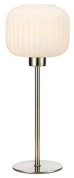 Markslöjd Lighting Sober Plissee Table Small E27 Steel/White (108121)