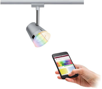 Paulmann Smart LED Spot Urail 5,5W 350lm GU10 RGBW silber (95525)