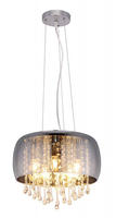 GLOBO LIGHTING Pendelleuchte "KALLA" E14 1 Stk. Kristalle, H&auml;ngeleuchte,