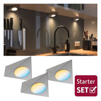Paulmann Unterschrankleuchte "Clever Connect Trigo 3x2,1W 12VA DC 12V Nickel