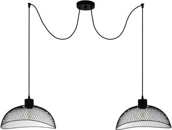 Eglo Pompeya Pendelleuchte schwarz E27 2-flammig (43306)