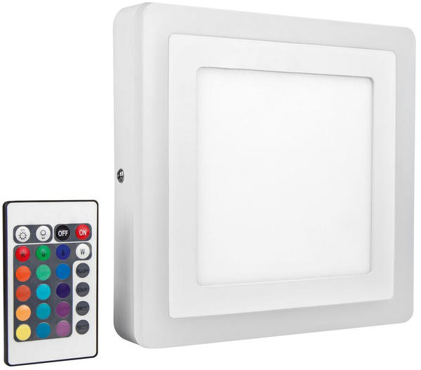 LEDVANCE LED Wand- und Deckenleuchte 19W 780lm eckig weiß (4058075227576)