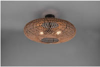 Gro&szlig;e Deckenleuchte Hedda Korbgeflecht Aus Sisal, &Oslash; 52cm
