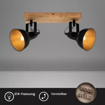 Briloner 2901-025 – Briloner 2901-025 als Deckenleuchte für klassisch gestaltete Wohnräume