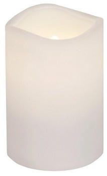 Star Trading LED Kerze flackernd H: 11,5cm weiß