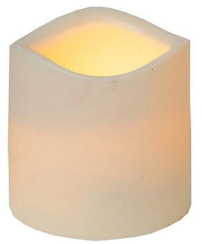 Star Trading LED Kerze PAUL flackernd LED H: 7,5cm creme