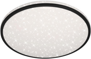 Briloner CCT LED Deckenleuchte mit Sternendekor schwarz LED
