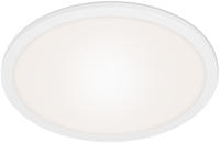 Led Panel Dimmbar Ultraflach Cct Fernbedienung Wei&szlig; 24w &Oslash;40cm Metall Briloner