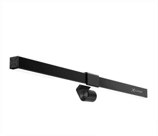 Xlayer LED-Monitorlampe warmweiß/kaltweiß 6,5W 44.5x2x2cm schwarz (219154)