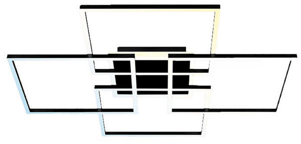 Briloner LED Deckenleuchte schwarz 1xLED-Platine/50W