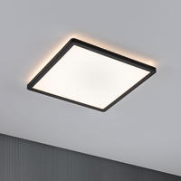 Paulmann 71001, Paulmann Atria Shine 71001 LED-Deckenleuchte 16W Warmwei&szlig; Schwarz