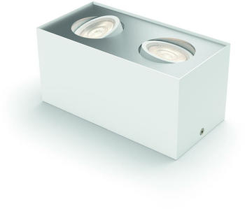 Philips LED Spot Box Weiß 2x 4,5W/1000lm