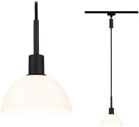 Paulmann 96974, Paulmann Sarrasani Pendelleuchte URail E14 Schwarz (matt), Opal