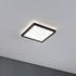 Paulmann LED Deckenleuchte Atria Shine Schwarz 11,2W/900lm 4000K quadratisch (71014)