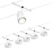 PAULMANN CorDuo Seilsystem Cup Basisset GU5,3 max. 5x10W 230/12V Wei&szlig; matt Chrom