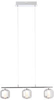Brilliant Pendelleuchte "Rafa" LED-Modul 1 Stk. Warmwei&szlig; LED 3flg Balken