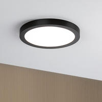 Paulmann 710.25, PAULMANN LED-Panel &Oslash;300mm 24W 4000K schwarz Abia 710.25 2200lm
