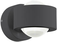 EGLO Wandleuchte "Ono 2 Wandlampe, Aluminium und Kunststoff, Wohnzimmerlampe, Lampe"
