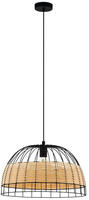 Eglo H&Auml;NGELEUCHTE Natur, Schwarz 110 cm