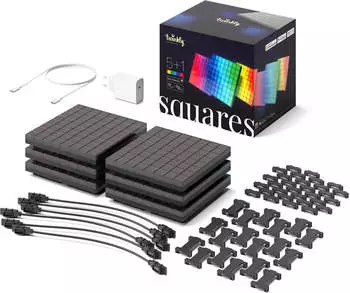 twinkly Squares Starter Kit App (TWQ064STW-07-BEU)