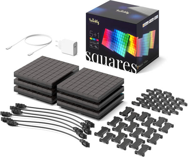 twinkly Squares Starter Kit App (TWQ064STW-07-BEU)