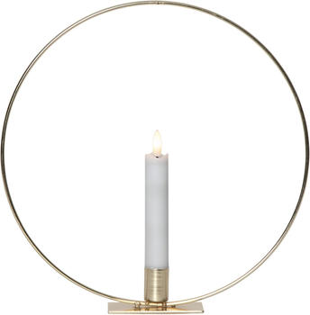 Star Trading LED-Kerze im Ring Ø28cm messing (063-45)