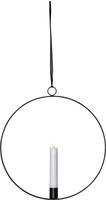 Star Trading Led Lichterkranz 'flamme Ring', Schwarz, 30cm