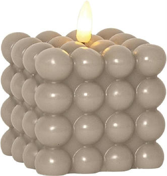 Star Trading LED Bubble Würfel beige