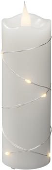 Konstsmide LED-Kerze Weiß warmweiß Ø x H: 50mm x 152mm (1825-190)