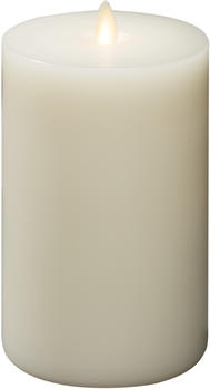 Konstsmide LED-Echtwachskerze Creme-Weiß warmweiß Ø x H: 96mm x 177mm (1622-115)